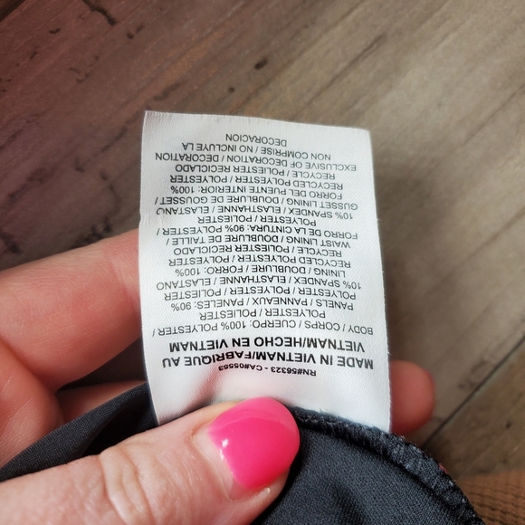 Nike Dri-Fit Eclipse Black Women's Size Medium 3" JDI Running Shorts Activewear - Picture 15 of 16